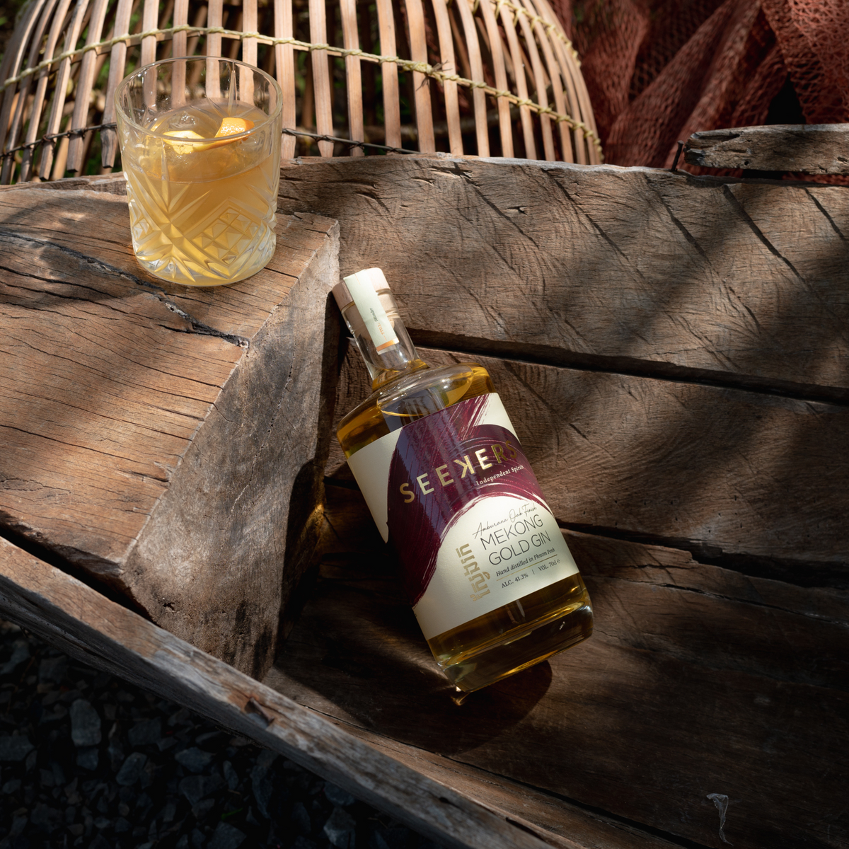 Seekers Mekong Gold Gin 700ml（Alc 41.3%）